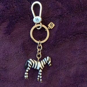 COPY - Dooney and Bourke Zebra key chain